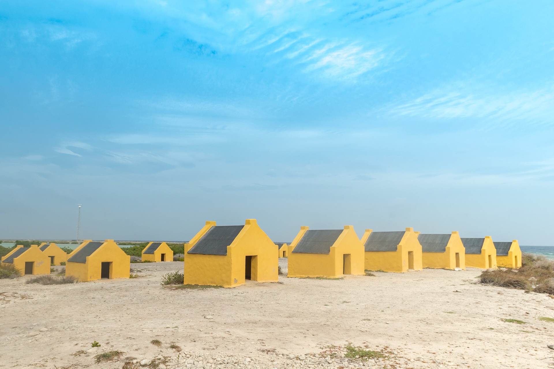 Red Slave Huts, Bonaire